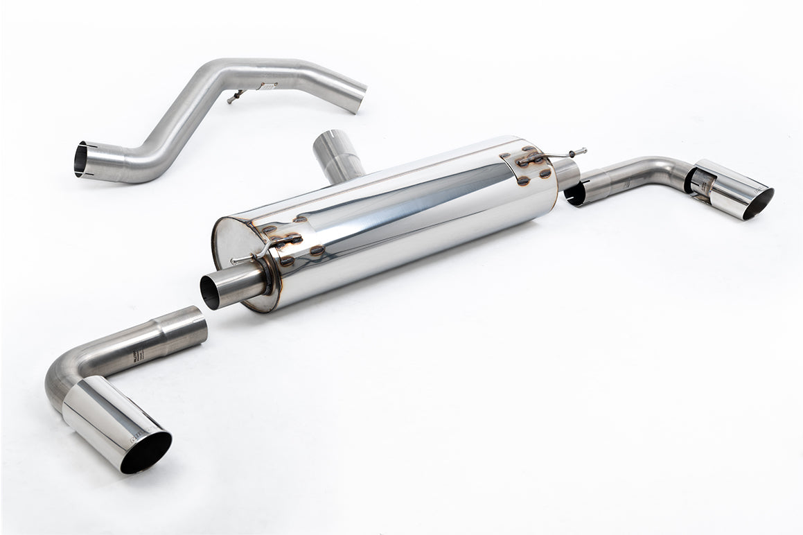 Milltek Sport Particulate Filter-back - INEOS Grenadier - Resonated System with Premium GT-90 Polished Tips (Hidden Clamp Tip) - ECE System Approved (OE Requires cutting)