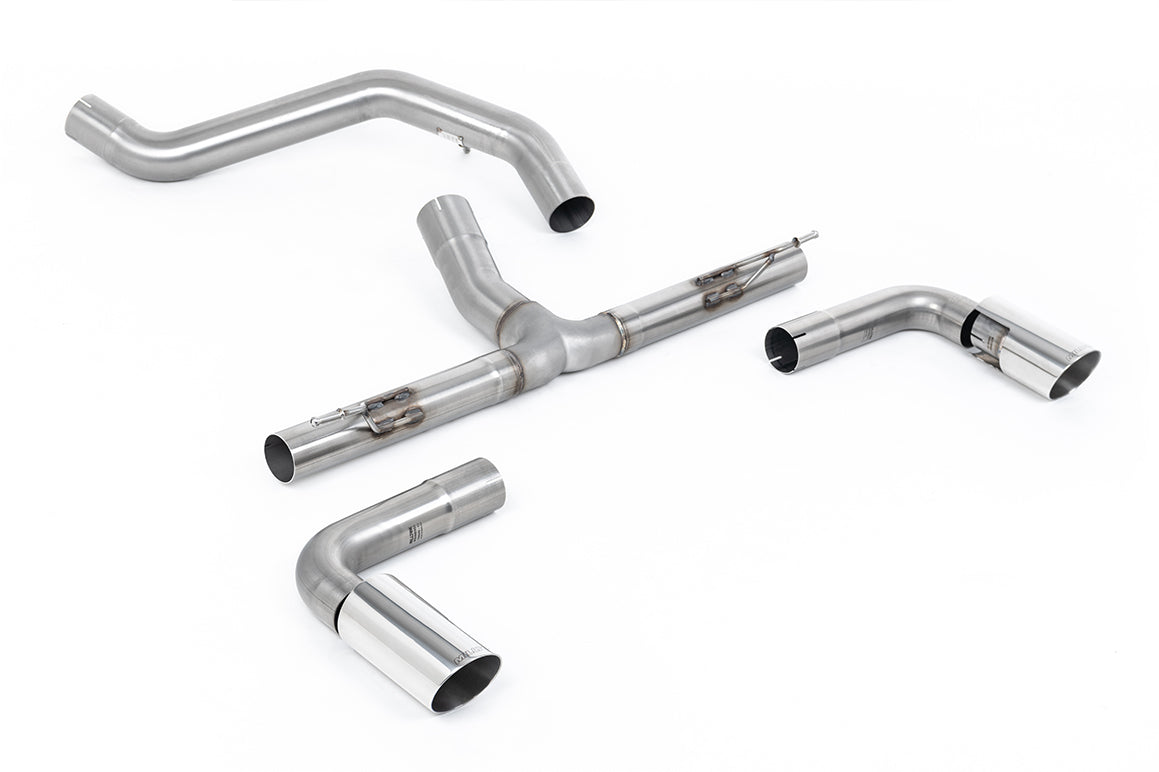 Milltek Sport Particulate Filter-back - INEOS Grenadier - Non-Resonated System with Premium GT-90 Polished Tips (Hidden Clamp Tip) (OE Requires cutting)