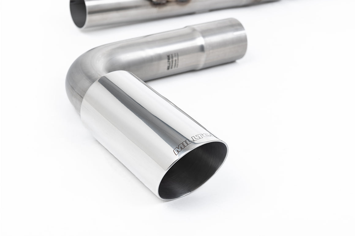 Milltek Sport Particulate Filter-back - INEOS Grenadier - Non-Resonated System with Premium GT-90 Polished Tips (Hidden Clamp Tip) (OE Requires cutting)