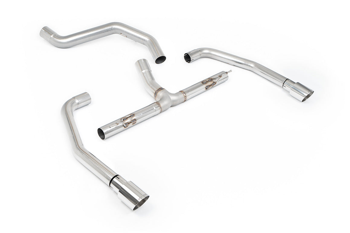 Milltek Sport Particulate Filter-back - INEOS Quartermaster - Non Resonated (Louder) GT-90 Polished Tips - Requires OE System to be cut