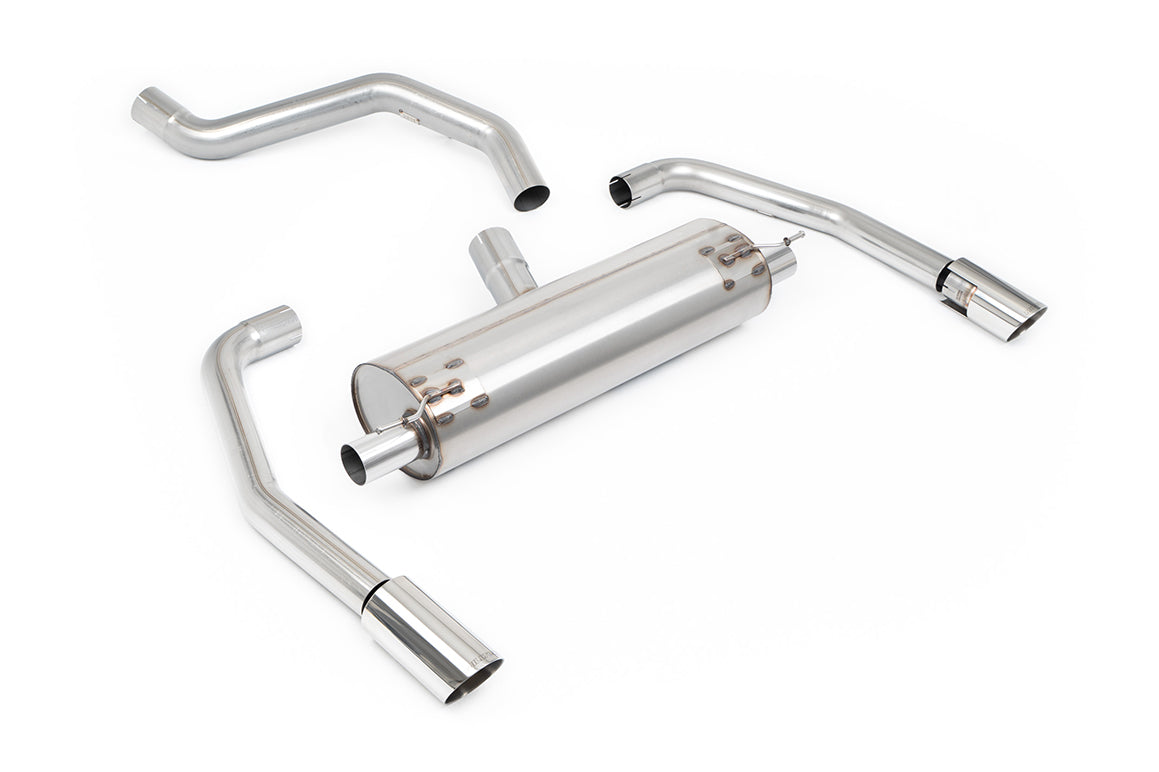 Milltek Sport INEOS Quartermaster OPF/GPF-back, Resonated, GT-90 Polished (SSXINE127)