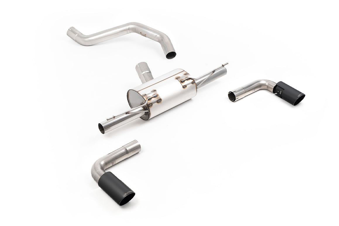 Milltek Sport Particulate Filter-back - INEOS Grenadier B58 3.0 I6 Turbo Petrol - Road+ Part-Resonated System with Premium GT-90 Cerakote Black Tips (Hidden Clamp Tip) (OE Requires cutting)
