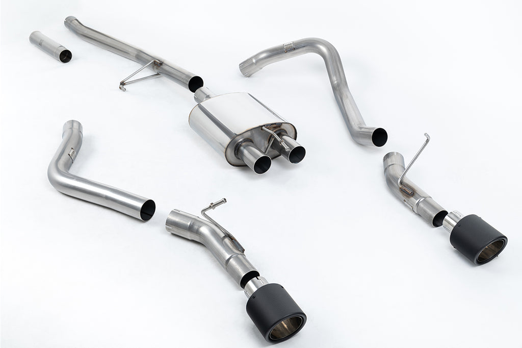 Milltek Sport Jeep Gladiator Cat-back, JET-115 Carbon (SSXJP105)