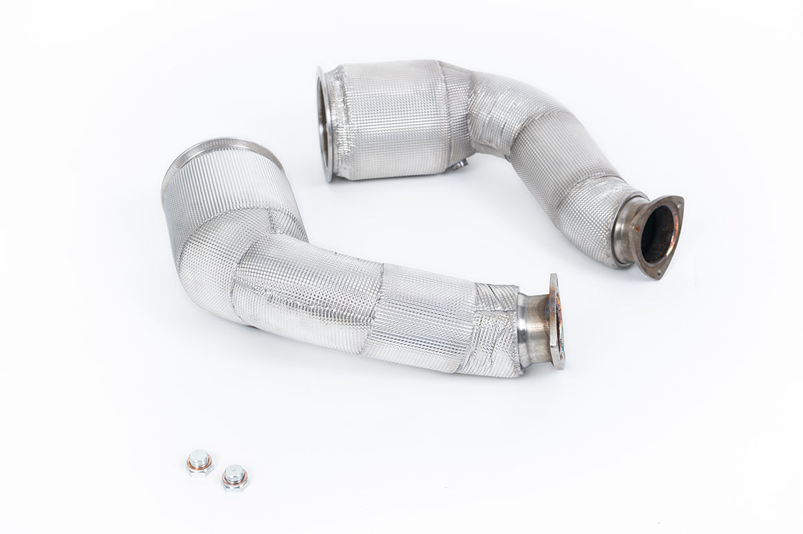 Milltek Sport Large Bore Downpipes and Hi-Flow Sports Cats - Lamborghini Urus 4.0 Twin Turbo V8 650PS - Requires a Stage 2 ECU remap