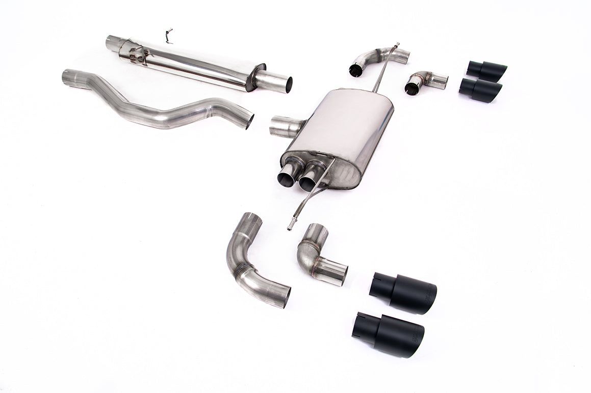 Milltek Sport Land Rover / Range Rover Defender OPF/GPF-back, GT-90 Cerakote Black (SSXLR101)