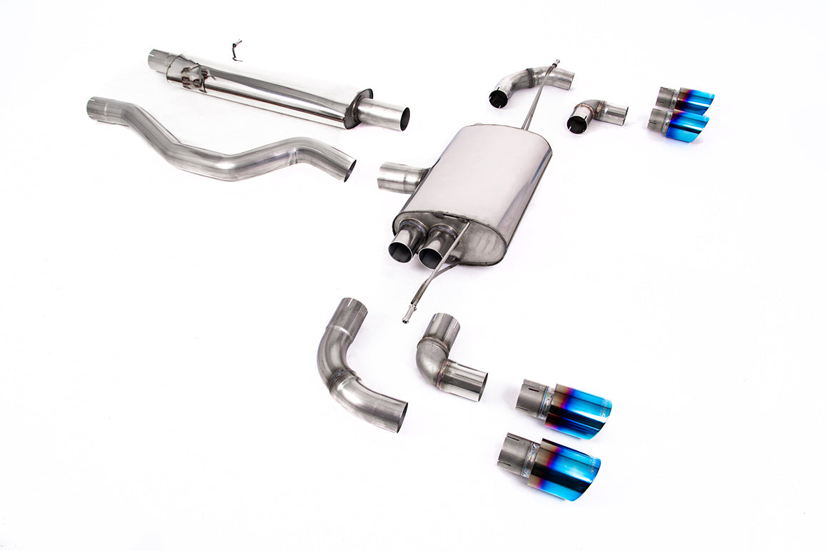 Milltek Sport Land Rover / Range Rover Defender OPF/GPF-back, GT-90 Burnt Titanium (SSXLR103)