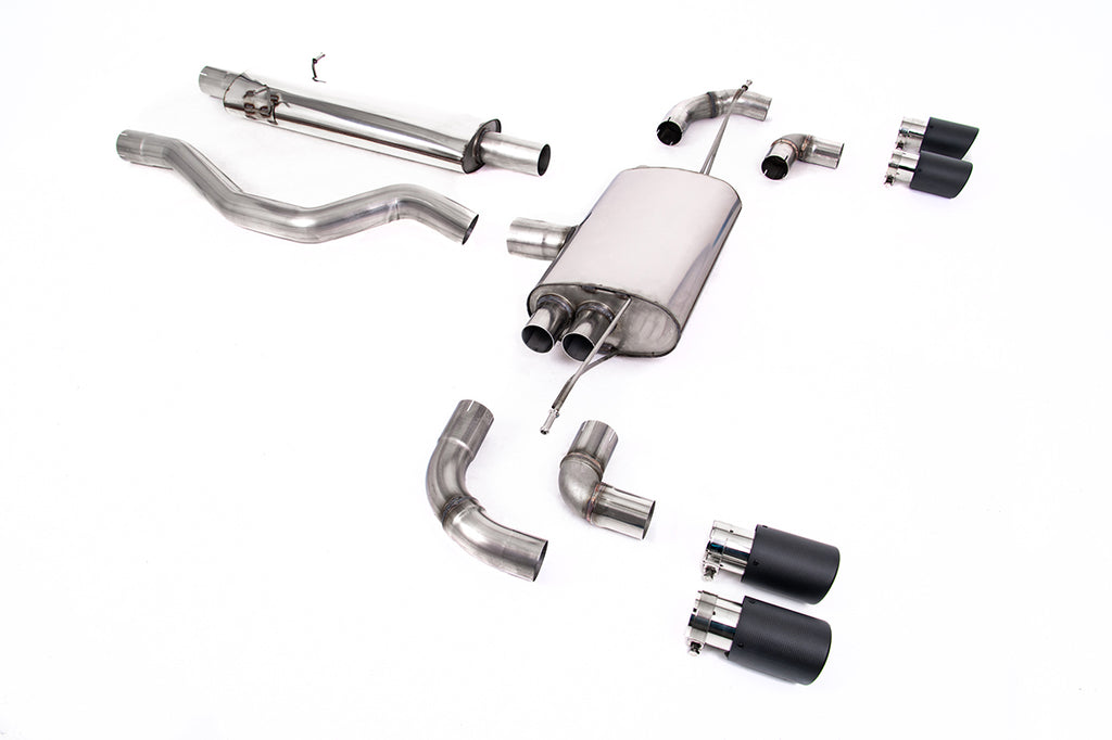 Milltek Sport Land Rover / Range Rover Defender OPF/GPF-back, JET-90 Carbon (SSXLR104)