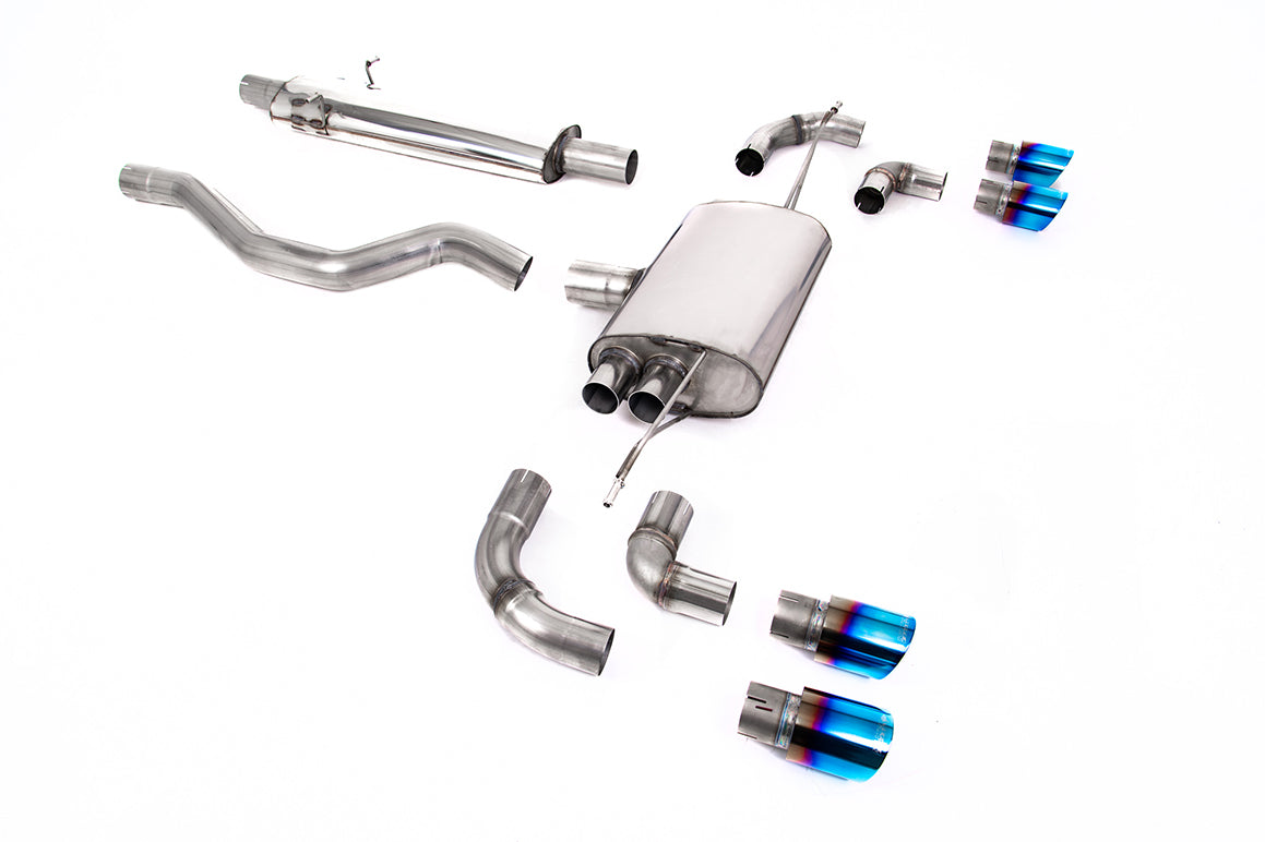 Milltek Sport Land Rover / Range Rover Defender OPF/GPF-back, GT-90 Burnt Titanium (SSXLR133)