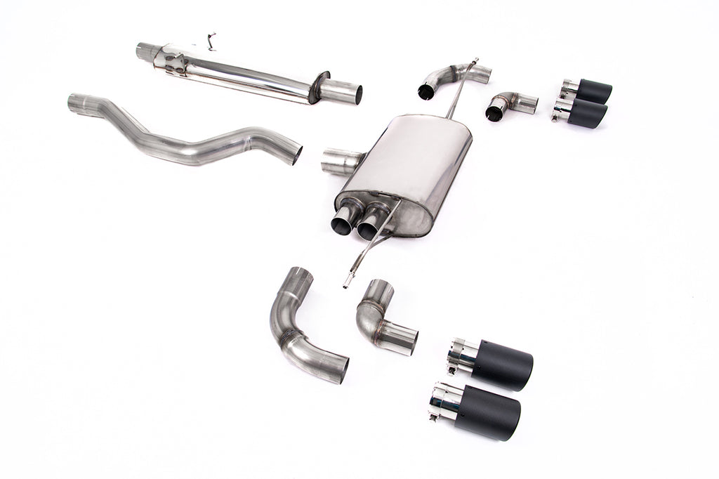 Milltek Sport Land Rover / Range Rover Defender OPF/GPF-back, JET-90 Carbon (SSXLR134)