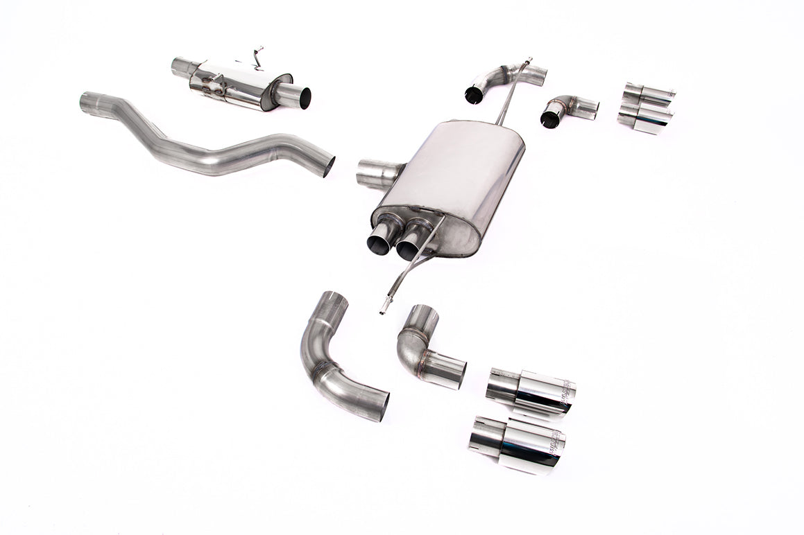 Milltek Sport Land Rover / Range Rover Defender 90 OPF/GPF-back, GT-90 Polished (SSXLR140)