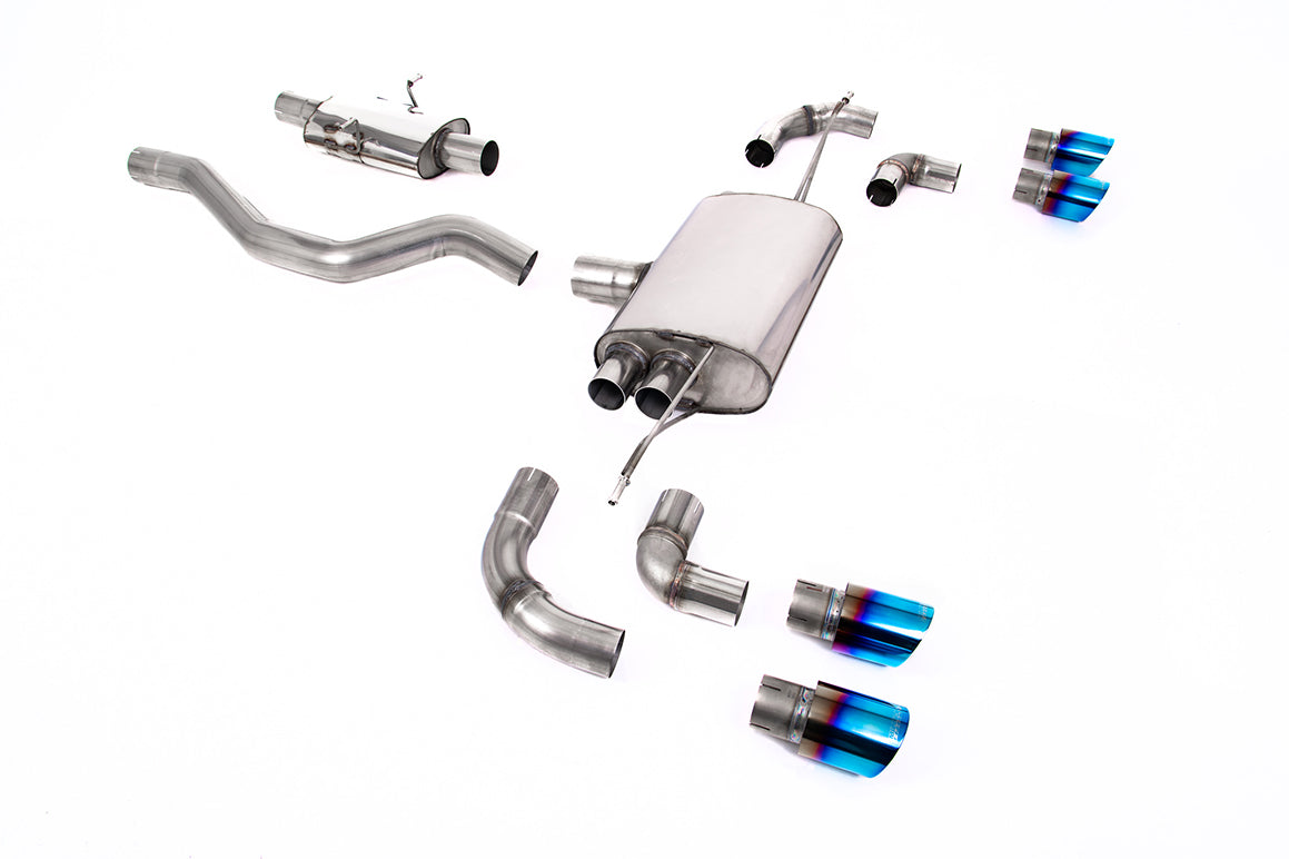 Milltek Sport Land Rover / Range Rover Defender 90 OPF/GPF-back, GT-90 Burnt Titanium (SSXLR143)
