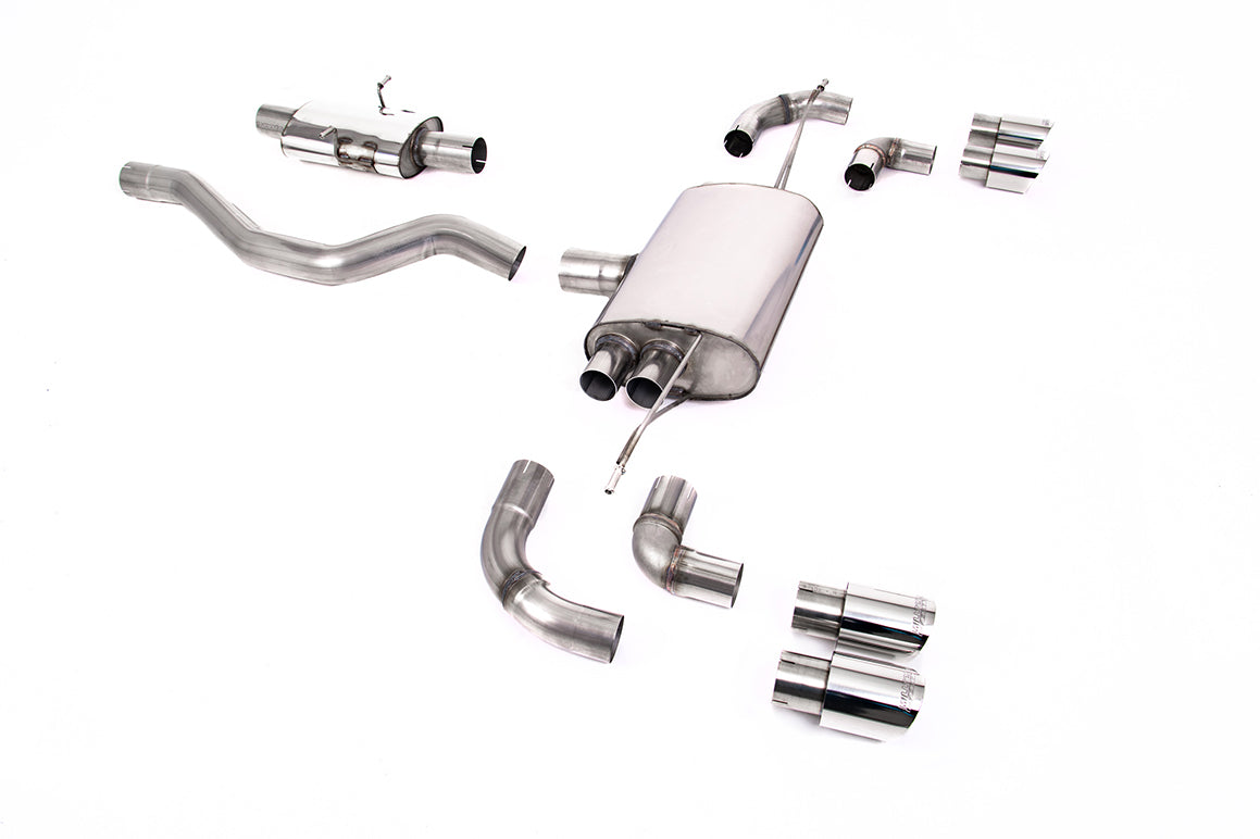 Milltek Sport Land Rover / Range Rover Defender 90 OPF/GPF-back, GT-90 Polished (SSXLR150)