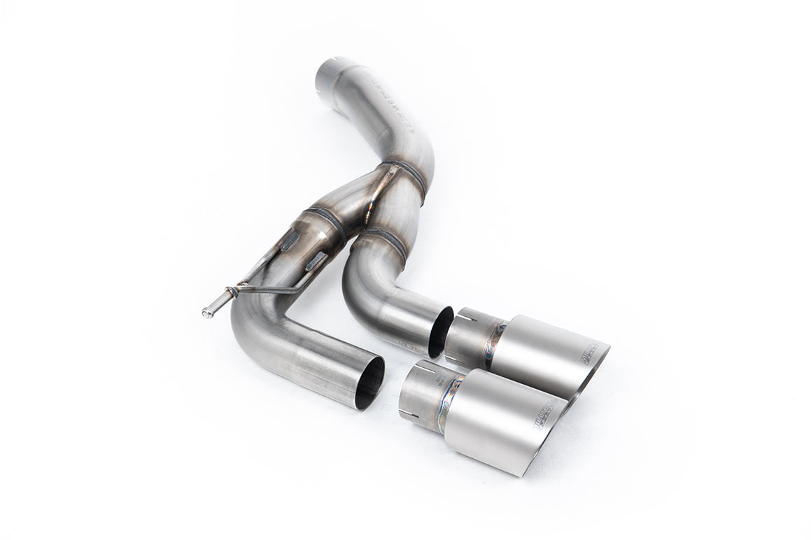 Milltek Sport Land Rover / Range Rover Defender Rear Silencer(s), Twin GT-90 Brushed Titanium (SSXLR165)