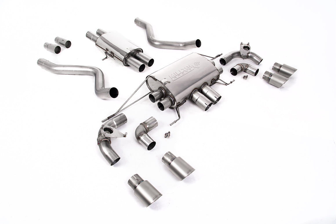 Milltek Sport Land Rover / Range Rover Defender 90 Cat-back, Resonated, Valved (SSXLR170)