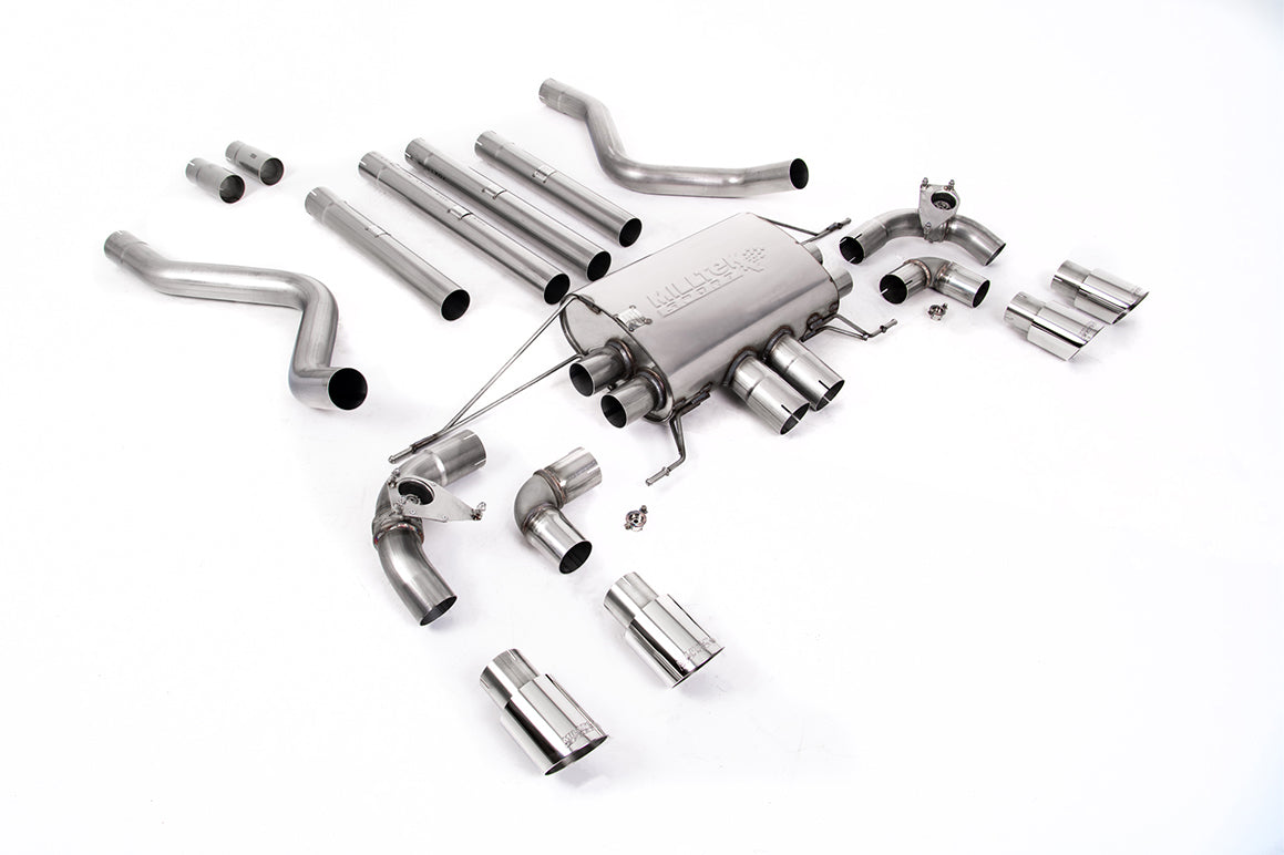 Milltek Sport Land Rover / Range Rover Defender Cat-back, Non-Res, Valved (SSXLR183)