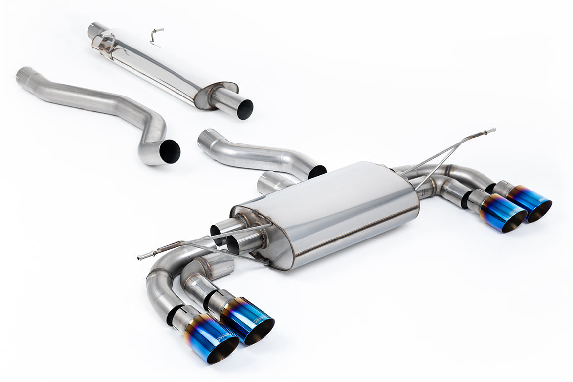 Milltek Sport Land Rover / Range Rover Defender OPF/GPF-back, GT-90 Burnt Titanium (SSXLR207)