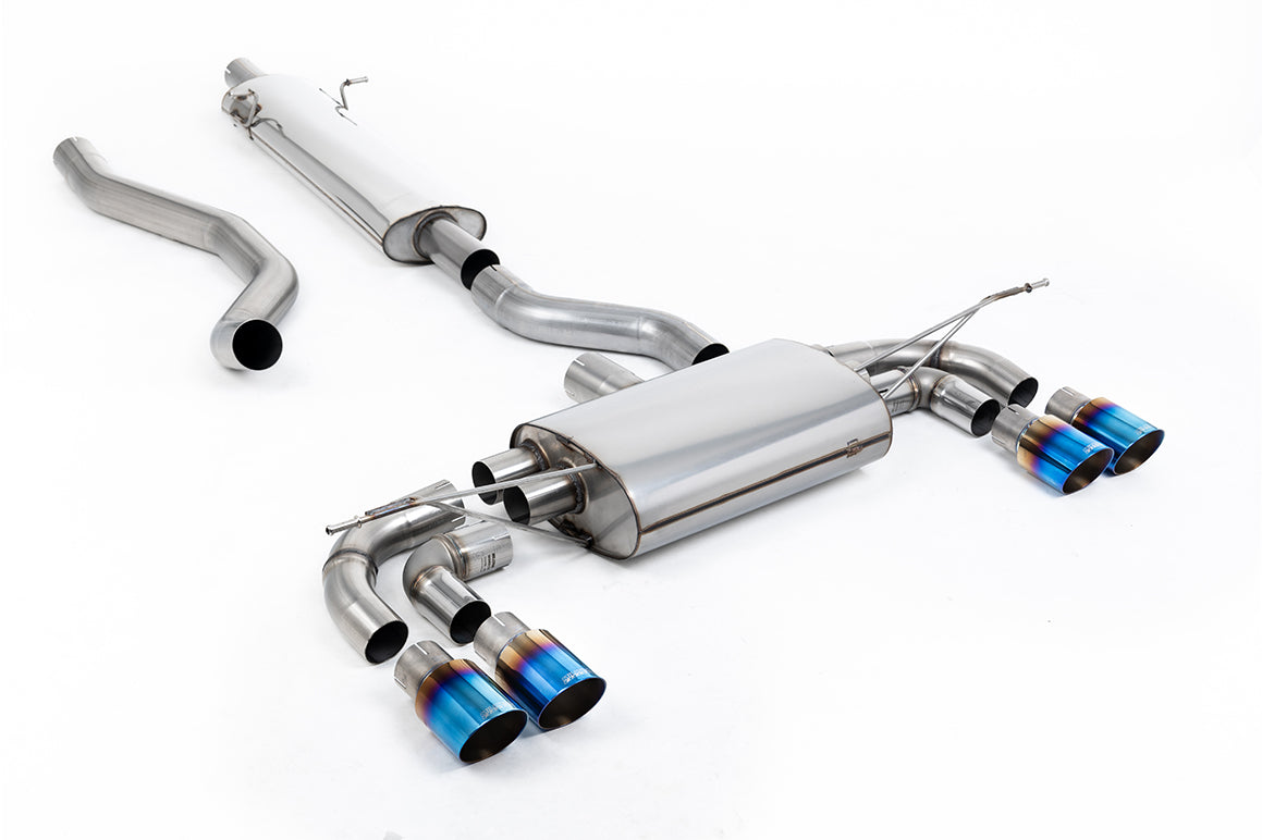 Milltek Sport Land Rover / Range Rover Defender OPF/GPF-back, GT-90 Burnt Titanium (SSXLR217)