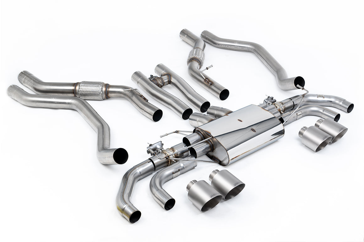 Milltek Sport Range Rover Sport SV Cat-back, GT-115 Brushed Titanium (SSXLR226)