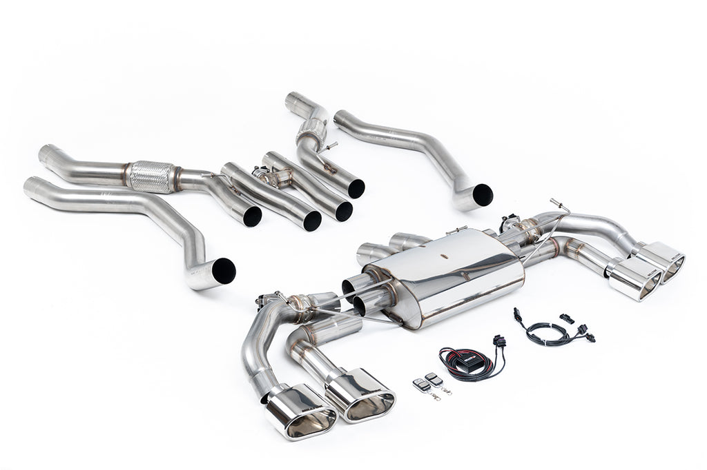 Milltek Sport Range Rover Sport P530 Cat-back, Valved Oval Polished (SSXLR229)