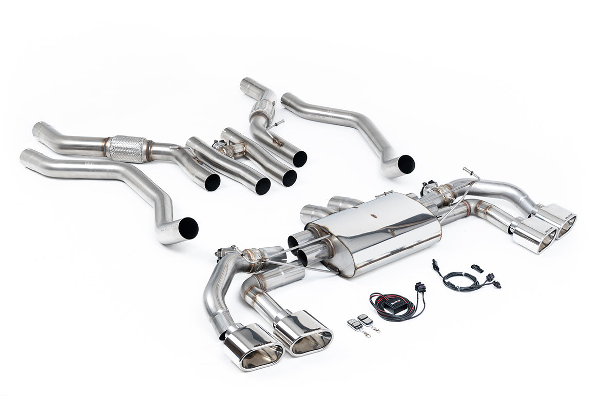 Milltek Sport Range Rover Sport P530 Cat-back, Valved Oval Polished (SSXLR229)