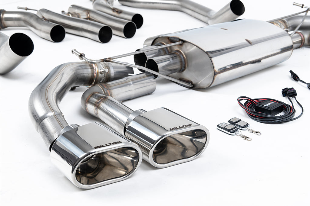 Milltek Sport Range Rover Sport P530 Cat-back, Valved Oval Polished (SSXLR229) - photo 2