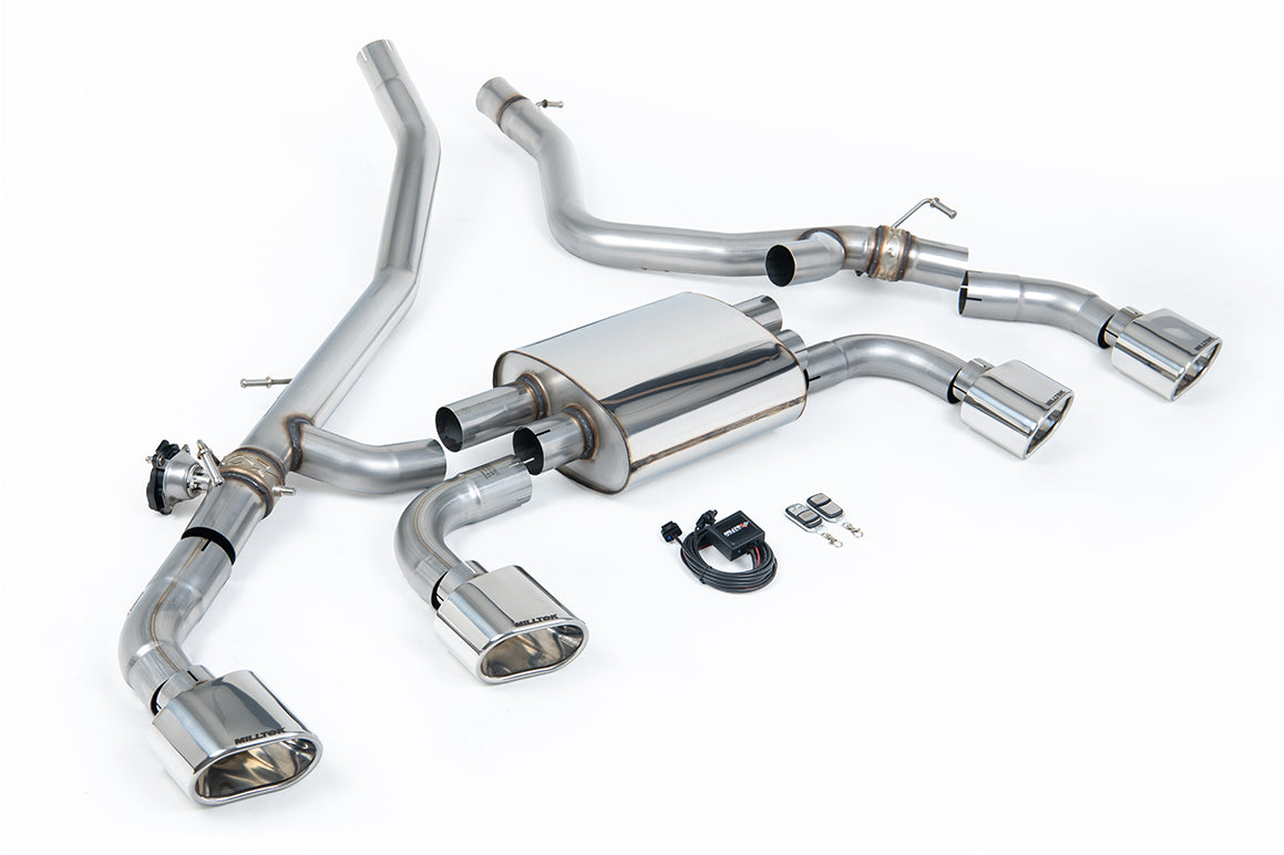 Milltek Sport Range Rover Sport Plug-in Hybrid Cat-back, Valved Polished (SSXLR231)