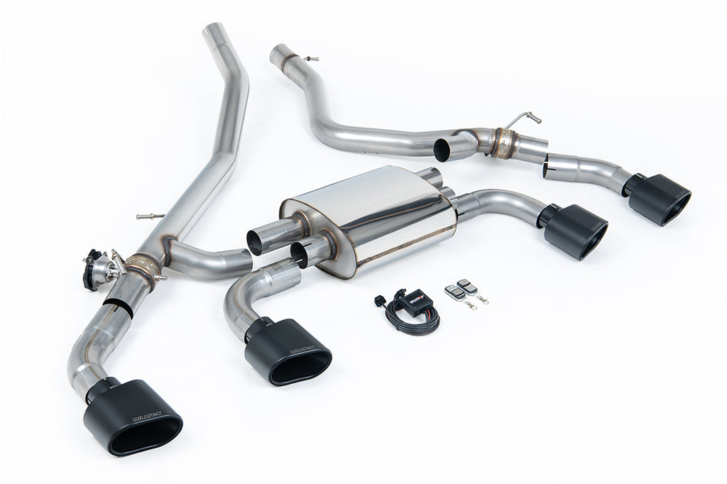 Milltek Sport Range Rover Sport Plug-in Hybrid Cat-back, Valved Cerakote Black (SSXLR232)