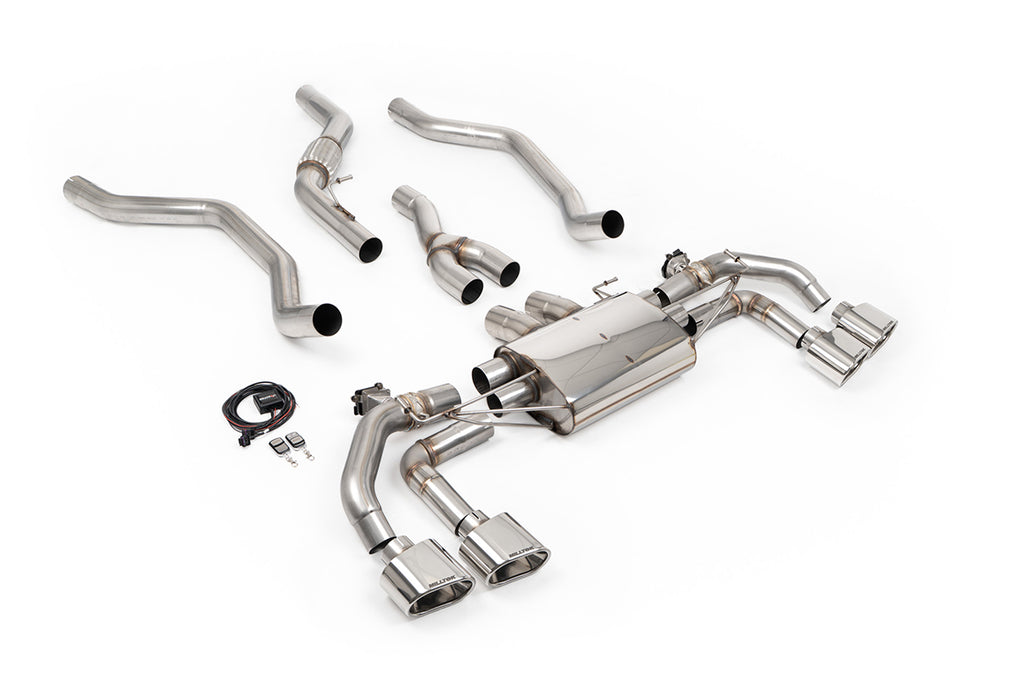 Milltek Sport Range Rover Sport P400 Cat-back, Valved Oval Polished (SSXLR254)