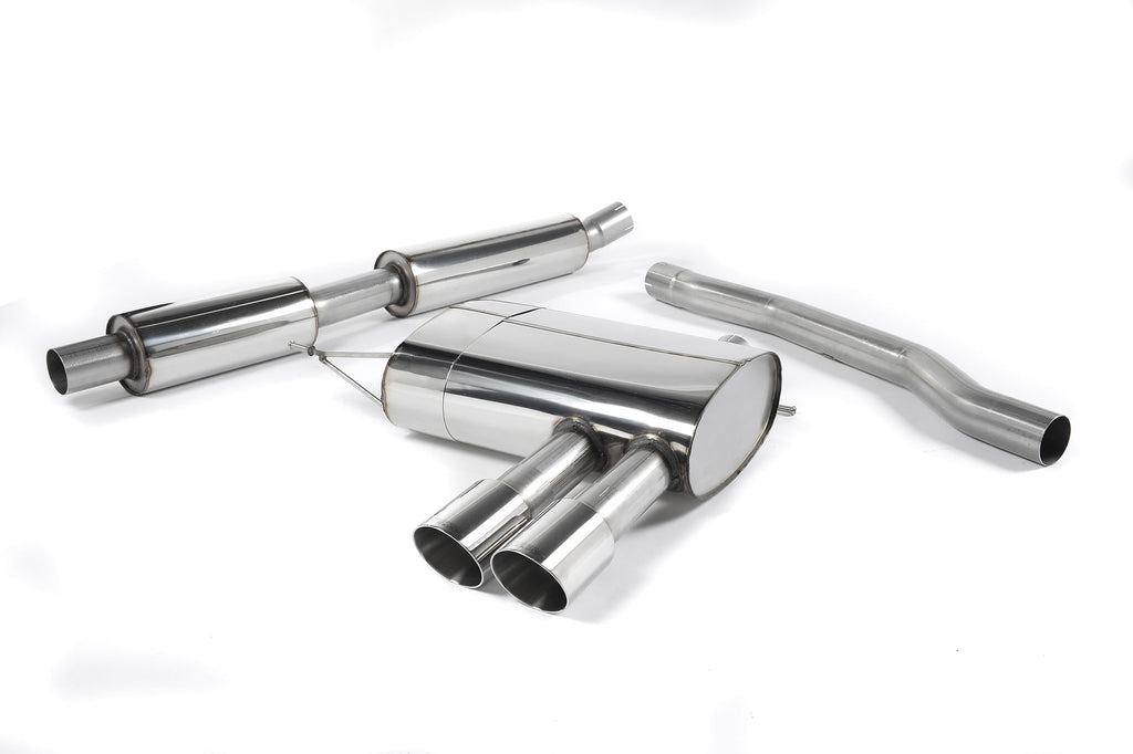 Milltek Sport New Mini Mk3 Mini Cooper S Cat-back, Resonated, Polished (SSXM407)