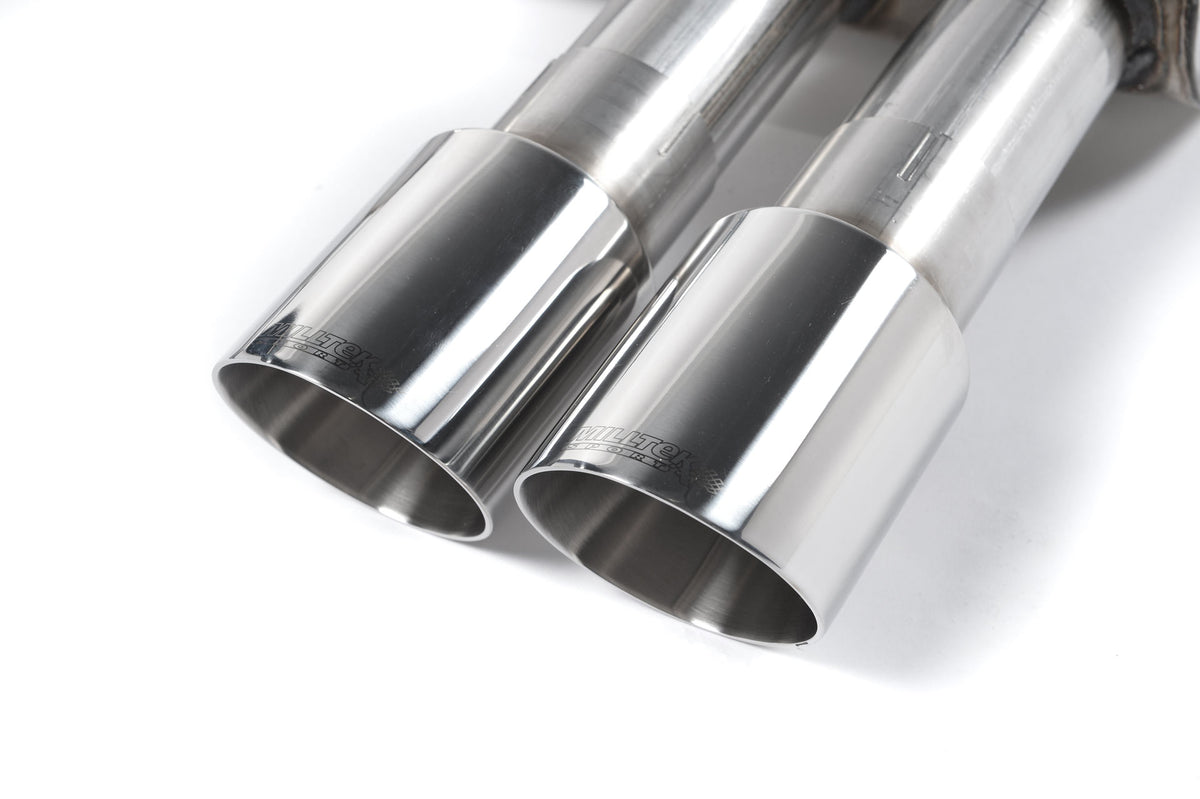 Milltek Sport Cat-back - New Mini Mk3 (F56) Mini Cooper S 2.0 Turbo (UK and European models & Pre-LCI Only) - Resonated (quieter). Polished Tips - ECE Approved