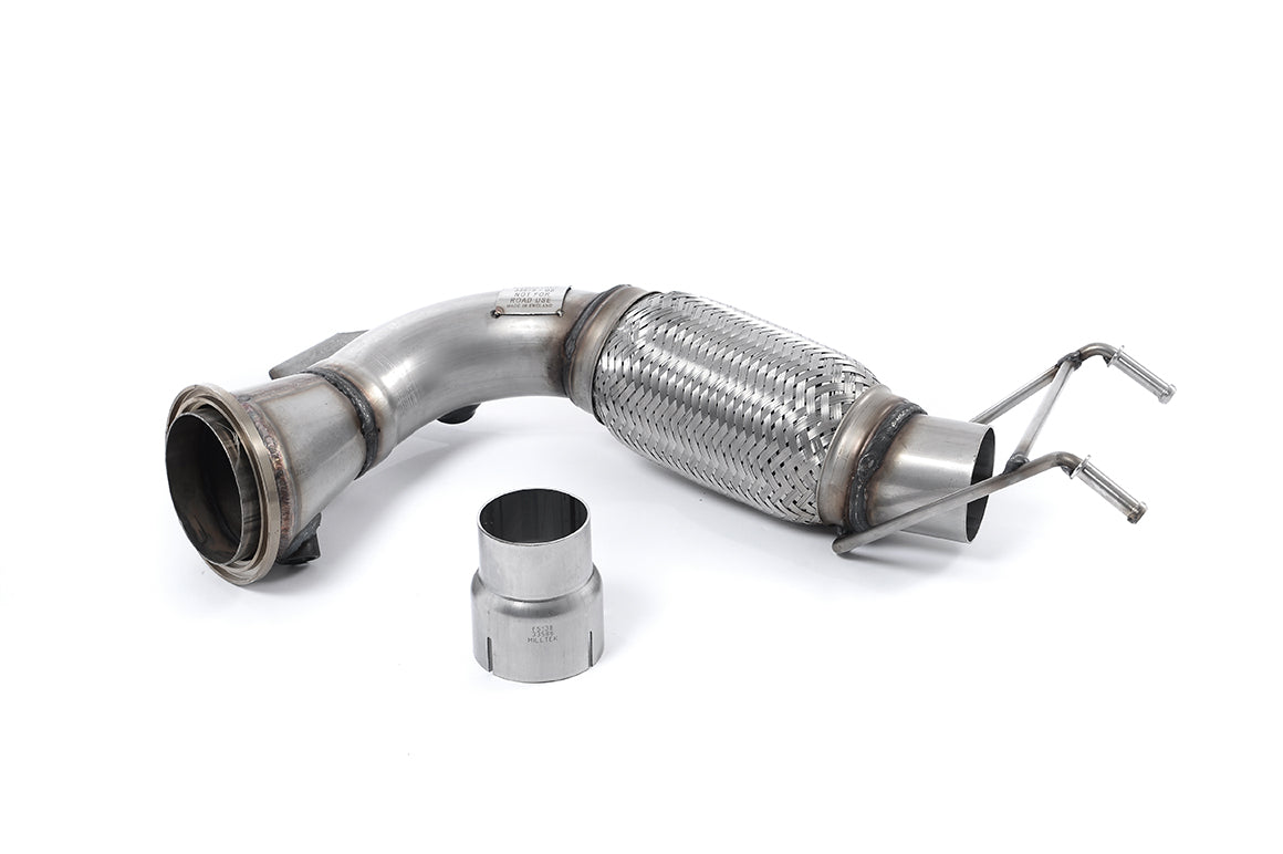 Milltek Sport Large-bore Downpipe and De-cat - New Mini Mk3 (F56) Cooper 1.5T (Pre-LCI only) - For fitment with the OEM cat-back exhaust and requires a Stage 2 ECU remap