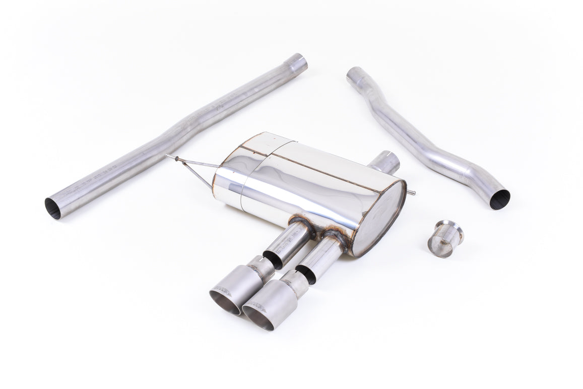 Milltek Sport Cat-back - New Mini Mk3 (F56) Mini Cooper S 2.0 Turbo (Rest of World) - Non-resonated (louder). Titanium Tips