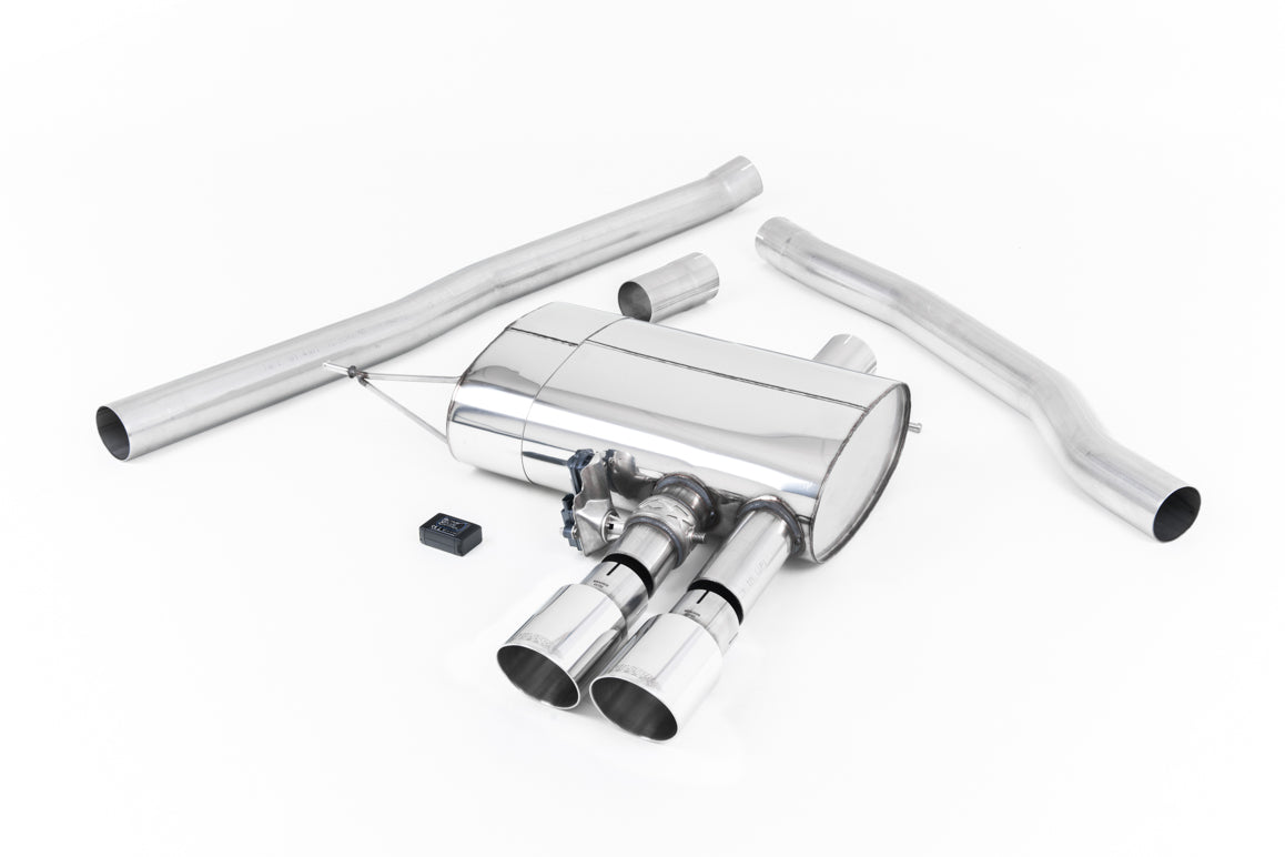 Milltek Sport New Mini Mk3 Mini Cooper S Cat-back, Non-Resonated, Polished (SSXM444)