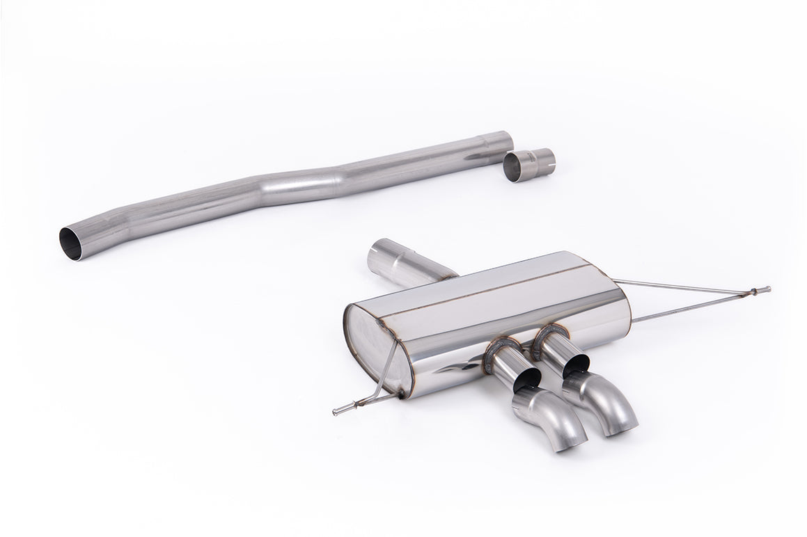 Milltek Sport Particulate Filter-back - New Mini Mk4 Cooper S F66 2.0T B48 - Non-Resonated (louder) OPF/GPF Back System with OE Style Downturn Tips - For Standard Diffuser