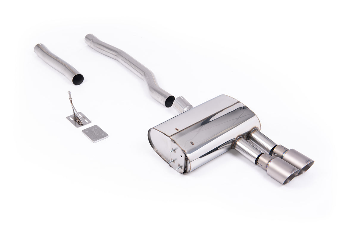 Milltek Sport New Mini Mk3 Mini Cooper S OPF/GPF-back, GT-90 Brushed Titanium (SSXM499)