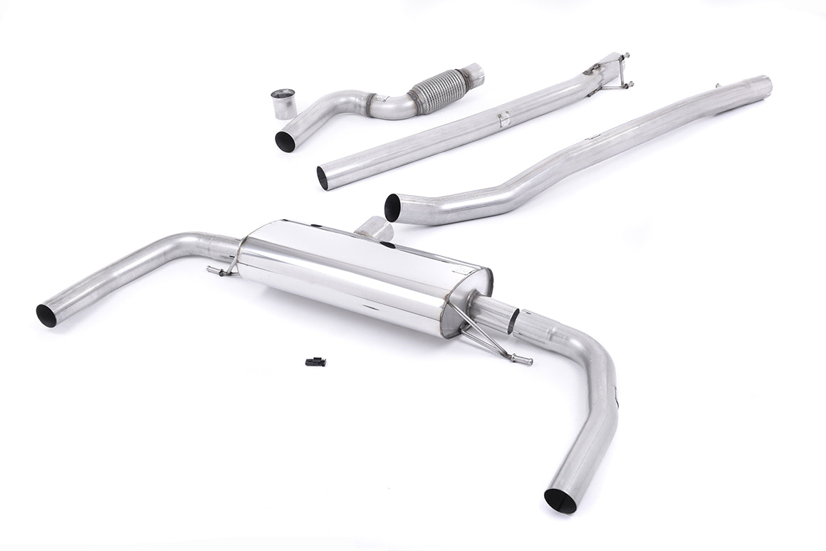Milltek Sport Cat-back - Mercedes CLA-Class CLA45 AMG 2.0 Turbo - Cat Back Race Non-Valved (Loudest)
