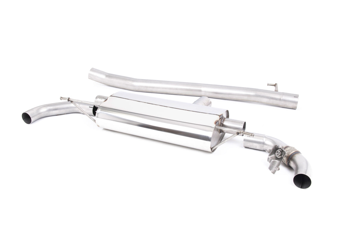 Milltek Sport Cat-back - Mercedes A-Class A35 AMG 2.0 Turbo (W177 Hatch Only OPF/GPF Models) - GPF/OPF Back System - Valved - Connects to OE Tailpipes - EC Approved