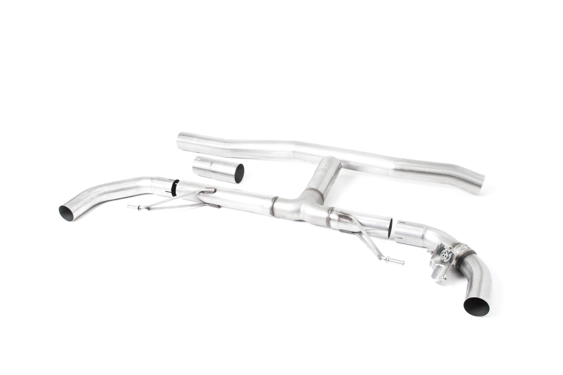 Milltek Sport Cat-back - Mercedes A-Class A35 AMG 2.0 Turbo (W177 Hatch Only OPF/GPF Models) - GPF/OPF Back System - Race - Valved - Connects to OE Tailpipes