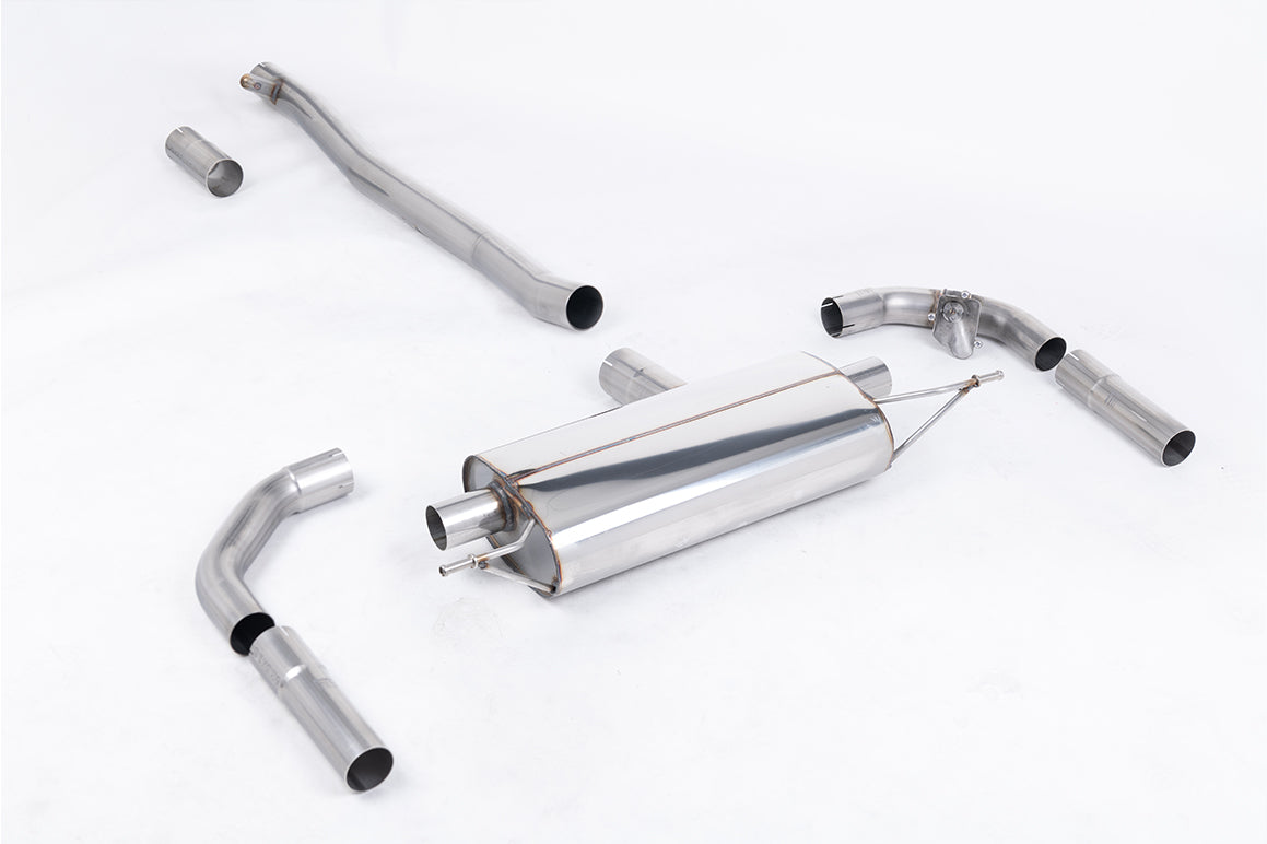 Milltek Sport Cat-back - Mercedes A-Class / Mercedes CLA-Class - GPF/OPF Back System - Valved - Connects to OE Tailpipes - EC Approved
