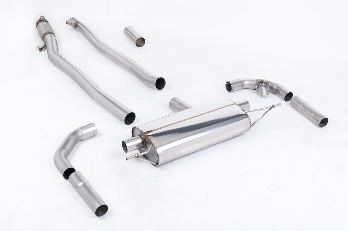 Milltek Sport Cat-back - Mercedes A-Class / Mercedes CLA-Class - Non-Valved / Non-Resonated (Loudest) - Connects to OE Tailpipes