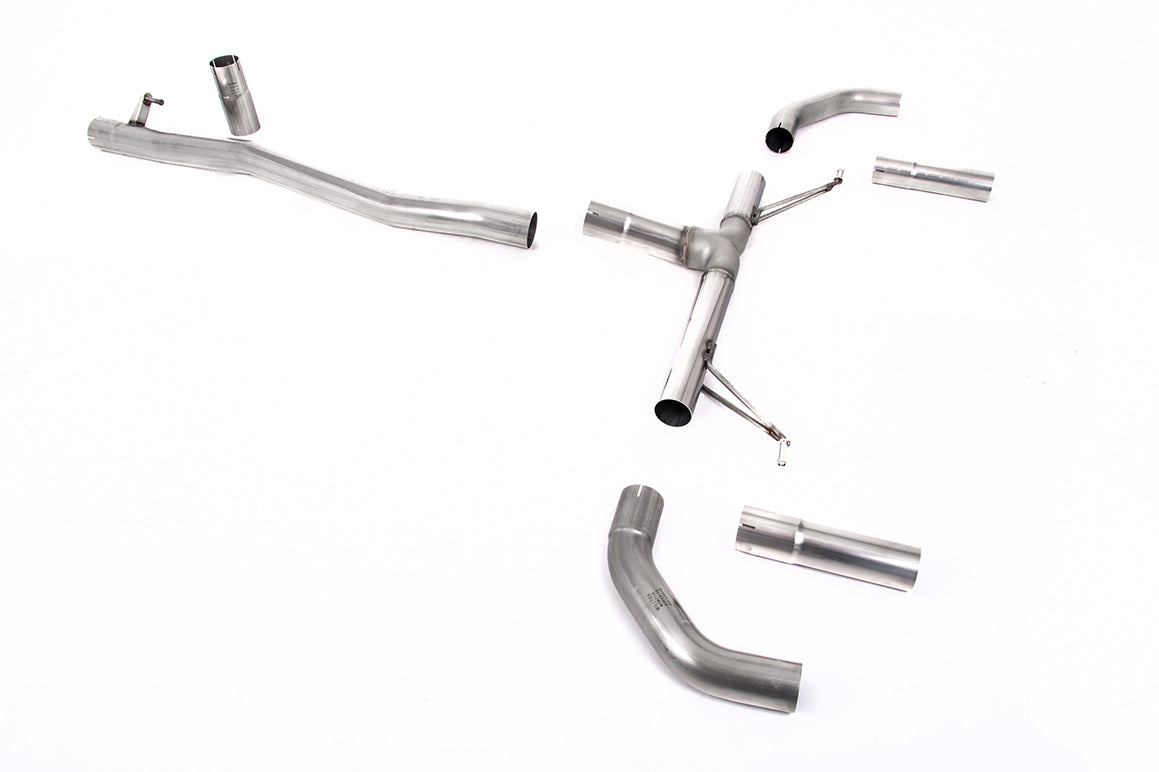 Milltek Sport Cat-back - Mercedes A-Class / Mercedes CLA-Class - GPF/OPF Back System - Non-Valved - Race (Loudest) - Connects to OE Tailpipes
