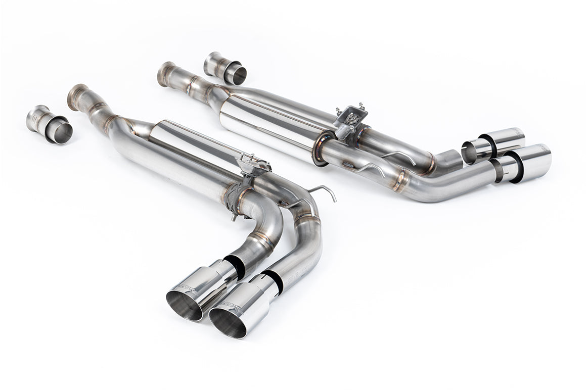 Milltek Sport Mercedes G-Class G63 Cat-back, Valved, GT-90 Polished (SSXMZ159)