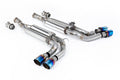 Milltek Sport Mercedes G63 W463 Cat-back, Valved GT-90 Burnt/Blue Titanium, ROW Non-GPF (SSXMZ162)