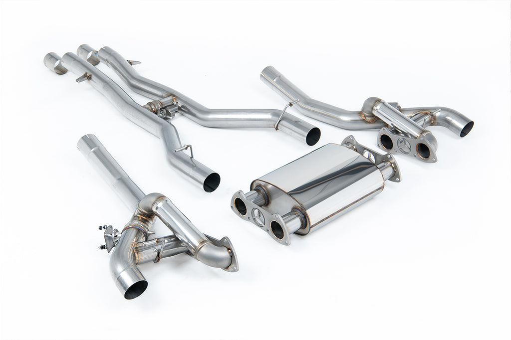 Milltek Sport Mercedes AMG GT/GTS/GTC Cat-back, H Pipe, Valved (SSXMZ163)