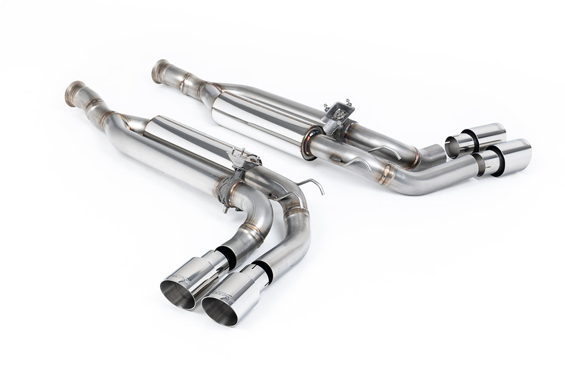 Milltek Sport Mercedes G-Class G63 Cat-back, Valved, GT-90 Polished (SSXMZ164)