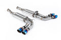 Milltek Sport Mercedes G63 W463 Cat-back, Valved GT-90 Burnt/Blue Titanium, UK/EU GPF (SSXMZ167)