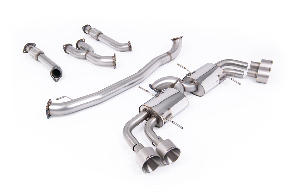 Milltek Sport Nissan GT-R R35 Primary Cat-back, Non-Res, Race, GT-127 Titanium (SSXNI026)