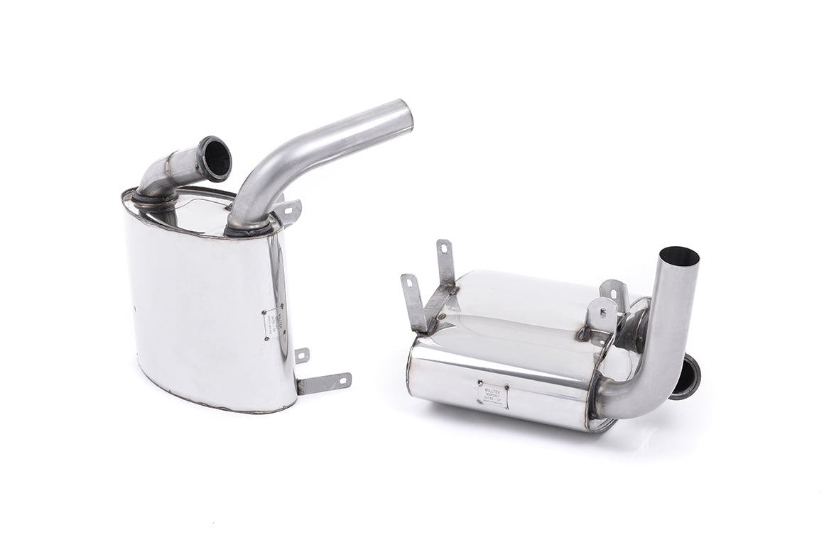 Milltek Sport Cat-back - Porsche 911 996 Carrera and Carrera S (C2 and C4) - Cup System (Non Valved). Uses OE tailpipes