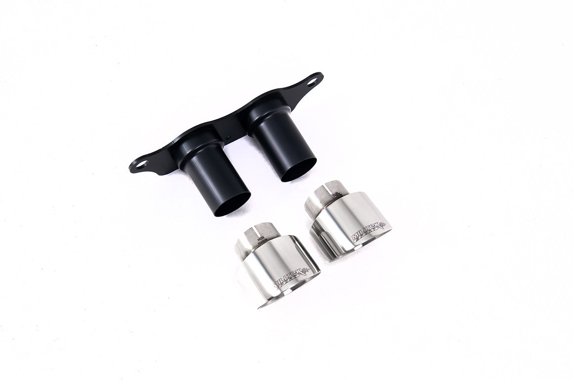 Milltek Sport Tips - Porsche 911 991.2 GT3 & GT3 RS (NON OPF ONLY) - Fits with OE rear Silencer or Milltek Bypass- GT-100 Polished Trims