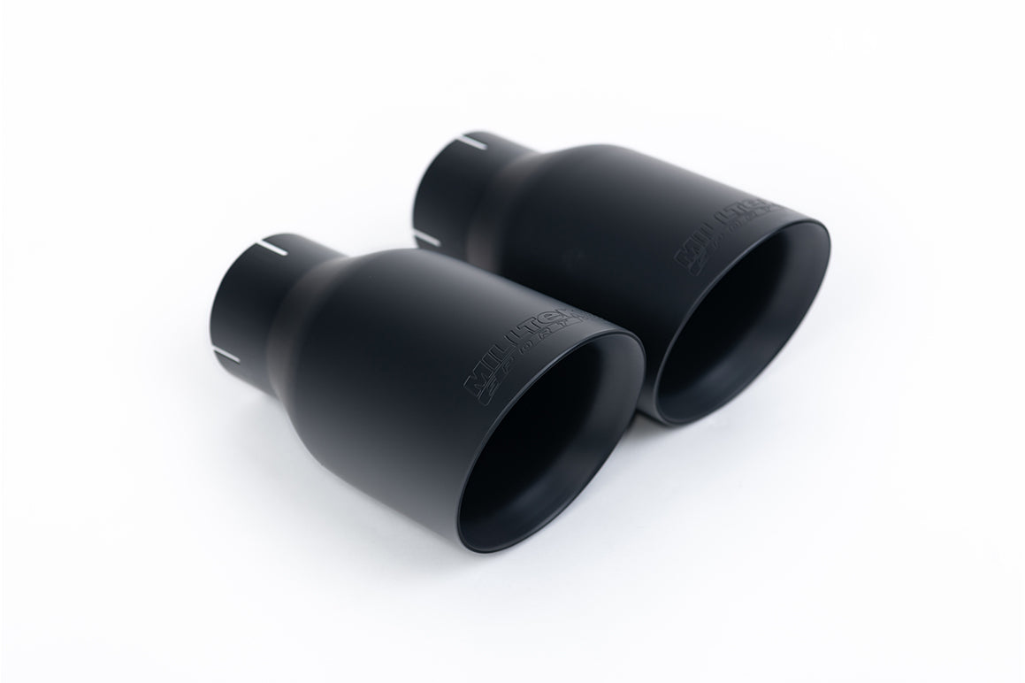 Milltek Sport Particulate Filter-back - Porsche Boxster / Porsche Cayman - Rear Silencer Delete System with Cerakote Black GT-100 Trims